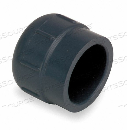 CAP, 1/4 IN FITTING PIPE SIZE, SCHEDULE 80, FEMALE NPT, GRAY by GF Piping Systems