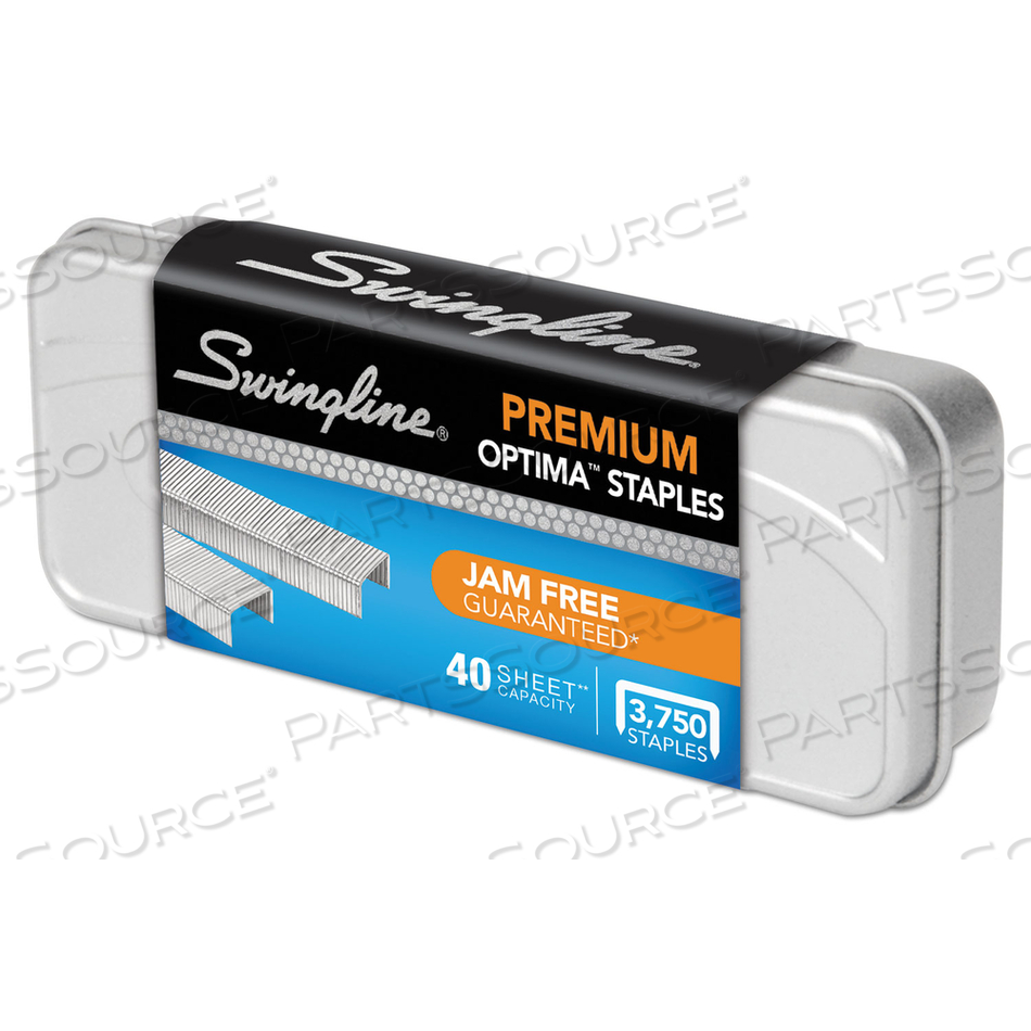 OPTIMA STAPLES, 0.25" LEG, 0.5" CROWN, STEEL by Swingline GBC
