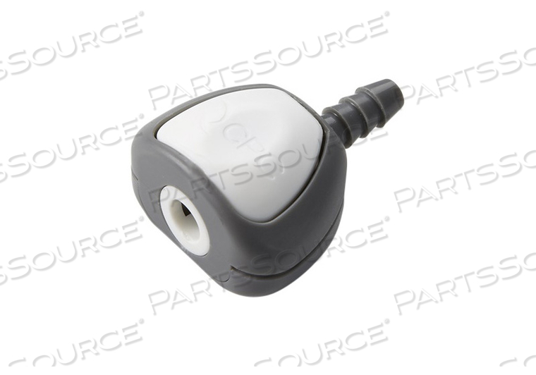 BAYONET BODY, GRAY, ABS, 20PSI OPERATING PRESSURE, 32 TO 122°F OPERATING TEMPERATURE, 5/32IN HOSE BARB CONNECTION TYPE by Colder Products Company