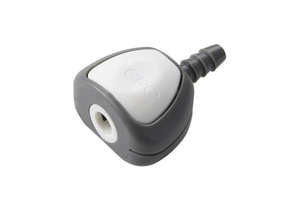 BAYONET BODY, GRAY, ABS, 20PSI OPERATING PRESSURE, 32 TO 122°F OPERATING TEMPERATURE, 5/32IN HOSE BARB CONNECTION TYPE by Colder Products Company