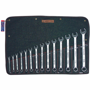 WRIGHTGRIP 2.0 3/8"-1-1/4" 12 POINT 14 PIECE SATIN SAE COMBINATION WRENCH SET by Wright Tool