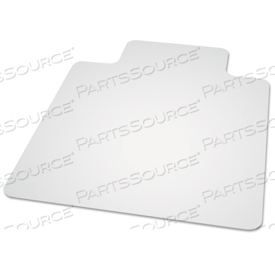 CHAIR MAT, TRADITIONAL LIP, 0.086 IN THICK, 53 IN OVERALL LG, 45 IN OVERALL WD by ES Robbins