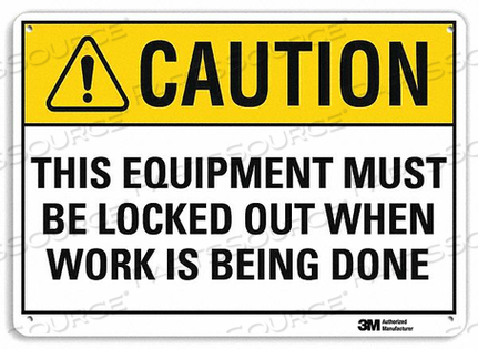 CAUTION SIGN 14 W X 10 H 0.055 THICK by Lyle Signs Inc. CAUTION SIGN 14 W X 10 H 0.055 THICK by Lyle Signs Inc.