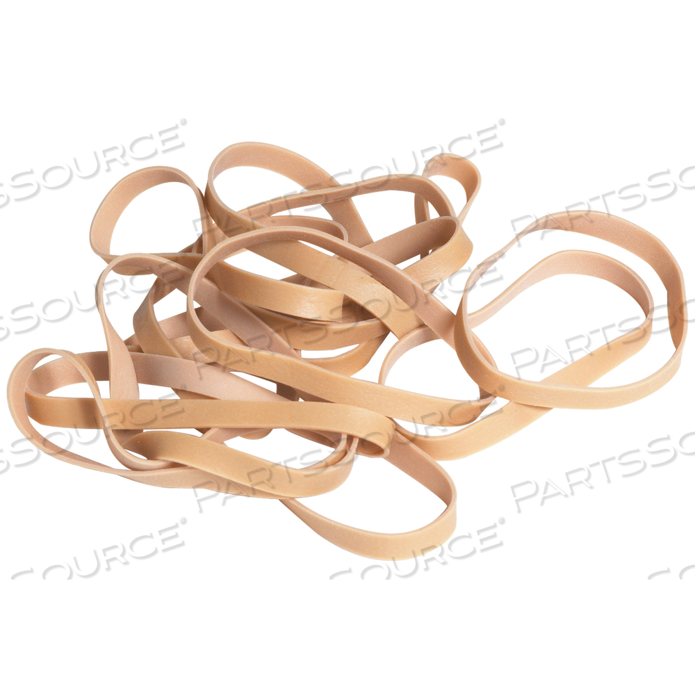 RUBBER BANDS, 1/4" X 3 1/2", BROWN, 10 LBS./CASE by BOX Partners (Box Acquisitions, LLC)