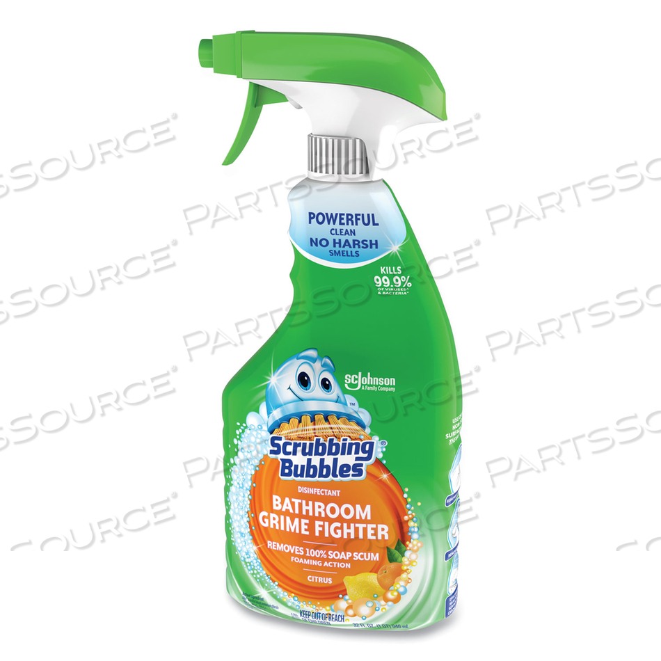 MULTI SURFACE BATHROOM CLEANER, CITRUS SCENT, 32 OZ SPRAY BOTTLE by Scrubbing Bubbles