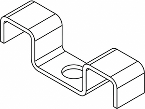 GRATING CLIP WITH MOUNTING HARDWARE PK25 by Fibergrate GRATING CLIP WITH MOUNTING HARDWARE PK25 by Fibergrate