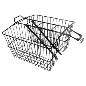 WORKSMAN REAR CARRIER BASKET, 9 IN X 22 IN X 16 IN by Worksman Trading Corp WORKSMAN REAR CARRIER BASKET, 9 IN X 22 IN X 16 IN by Worksman Trading Corp