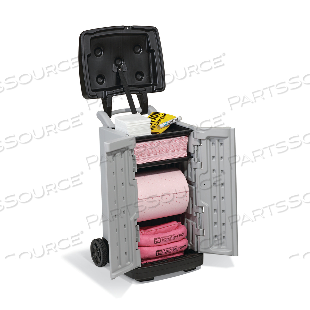 PIG HAZMAT QUICK-RESPONSE SPILL CART by New Pig Corporation PIG HAZMAT QUICK-RESPONSE SPILL CART by New Pig Corporation