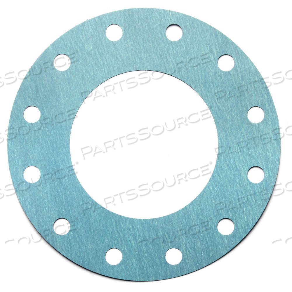 FULL FACE FLANGE GASKET, CLASS 150, ARAMID, BUNA-N BINDER, FOR 12 IN PIPE, BLUE by USA Sealing, Inc