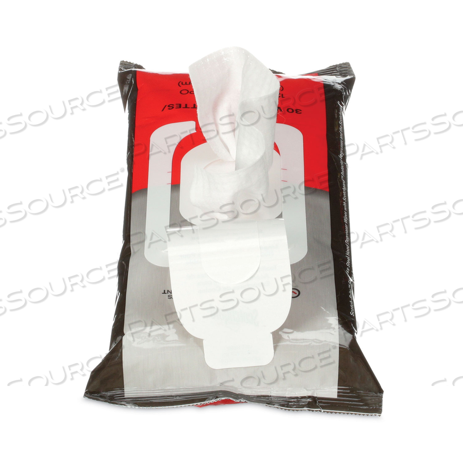 STAINLESS STEEL HOOD DEGREASER WIPES, 9 X 12, UNSCENTED, 30 WIPES/PACK/CARTON by 3M Consumer STAINLESS STEEL HOOD DEGREASER WIPES, 9 X 12, UNSCENTED, 30 WIPES/PACK/CARTON by 3M Consumer