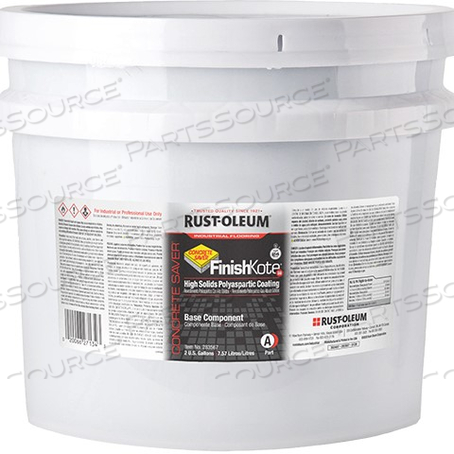 283567 RUST-OLEUM FINISHKOTE COATING, 2 GAL, GLOSS, FLOOR, POLYASPARTIC 