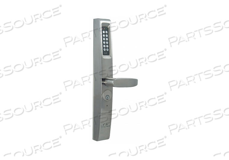 ELECTRONIC LOCK SATIN CHROME 12 BUTTON by Adams Rite ELECTRONIC LOCK SATIN CHROME 12 BUTTON by Adams Rite