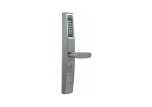 ELECTRONIC LOCK SATIN CHROME 12 BUTTON by Adams Rite