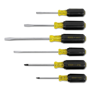 SCREWDRIVER SET SLOTTED/PHILLIPS 6 PC by Stanley