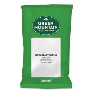 BREAKFAST BLEND COFFEE FRACTION PACKS, 2.2 OZ, 100/CARTON by Green Mountain Coffee