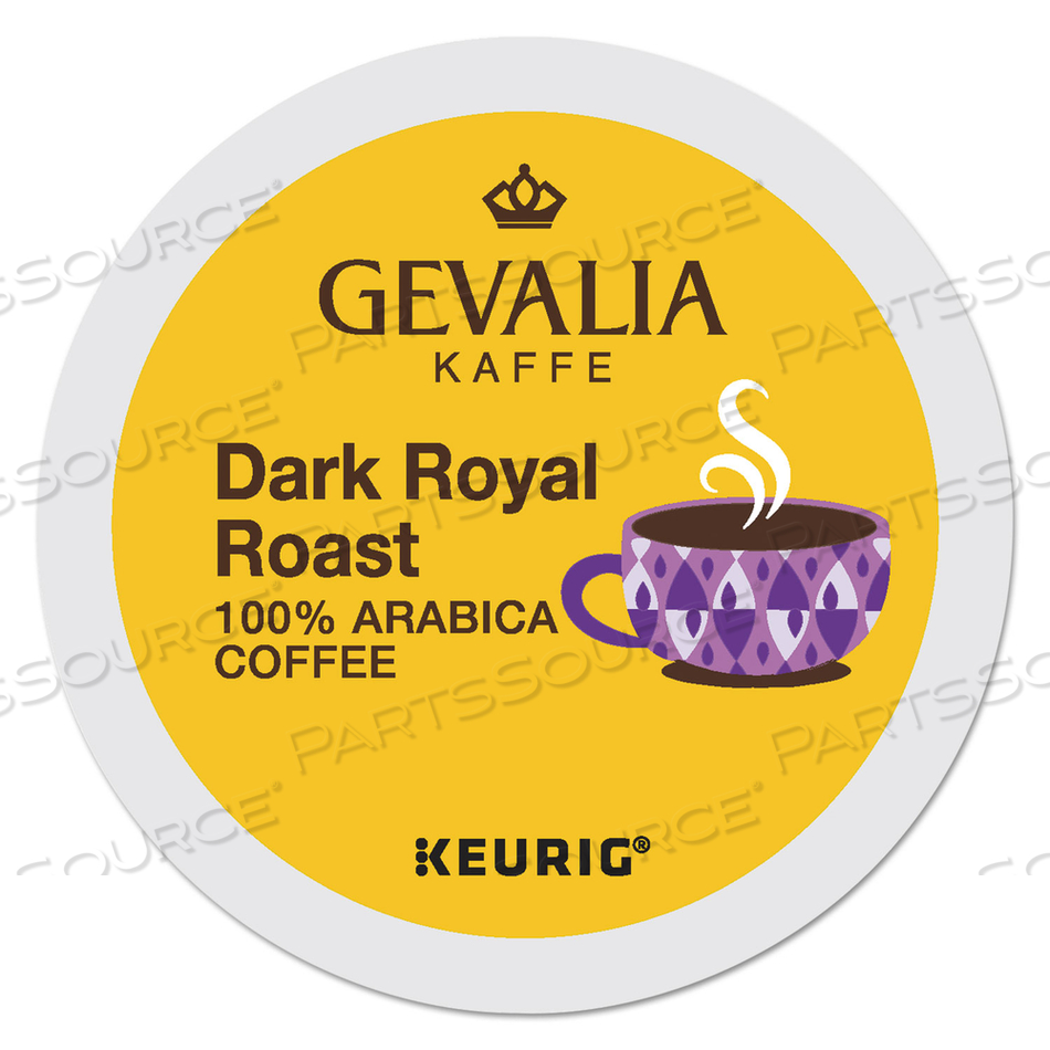KAFFEE DARK ROYAL ROAST K-CUPS by Gevalia