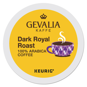 KAFFEE DARK ROYAL ROAST K-CUPS, 24/BOX by Gevalia