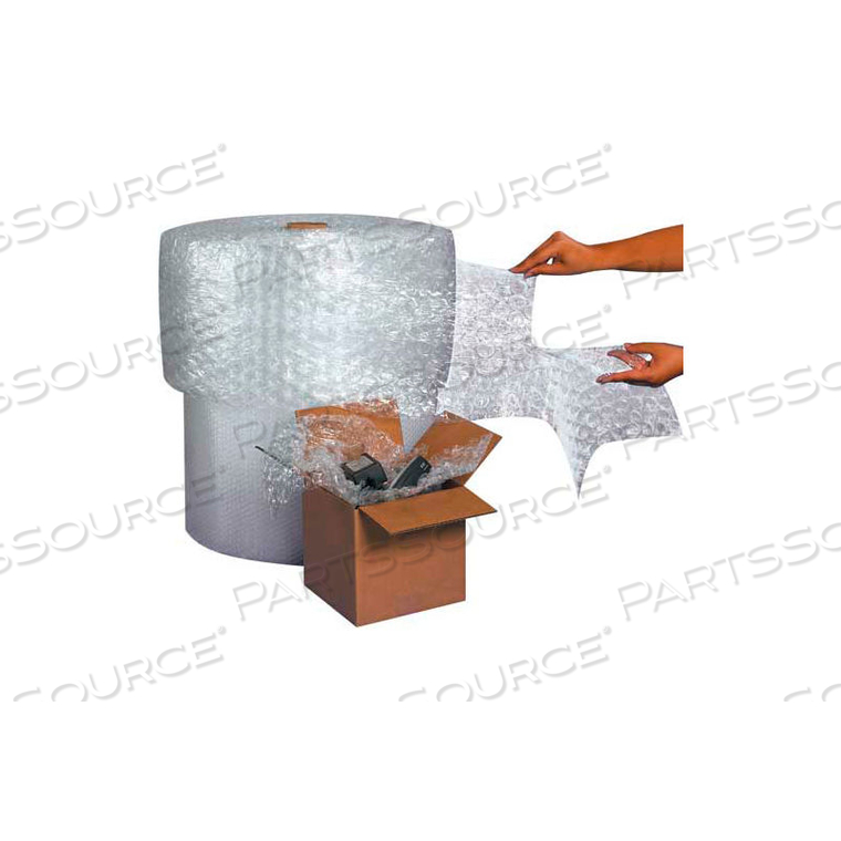 AIR BUBBLE ROLLS 24" X 750' X 3/16", PERFORATED, CLEAR, 2/PACK by Box Packaging Inc