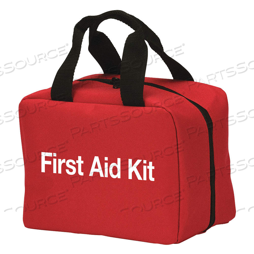 FIRST AID KIT AND HOUSING, GEN PURPOSE, 25 PEOPLE SERVED, 196 COMPONENTS, FABRIC by Approved Vendor FIRST AID KIT AND HOUSING, GEN PURPOSE, 25 PEOPLE SERVED, 196 COMPONENTS, FABRIC by Approved Vendor