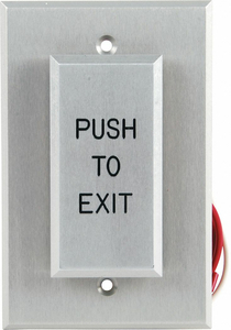 PUSH TO EXIT BUTTON 24VDC 3 W by Dortronics Systems, Inc.