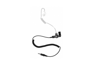 LONG TUBE LISTEN ONLY EARPIECE BLACK by Earphone Connection