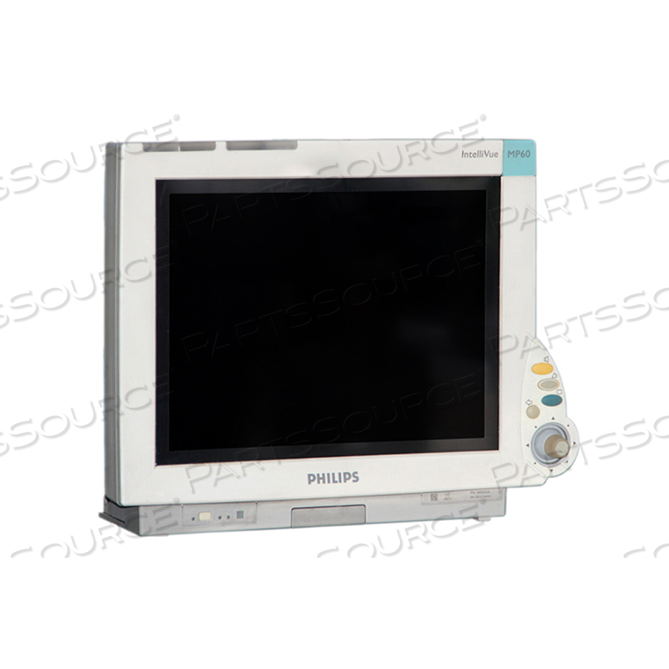 REPAIR - PHILIPS INTELLIVUE MP60 (M8005A) PATIENT MONITOR 