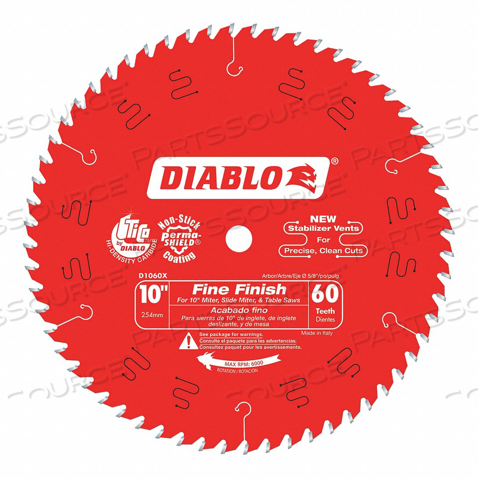 CIRCULAR SAW BLADE BLADE DIA 10 IN. by Diablo CIRCULAR SAW BLADE BLADE DIA 10 IN. by Diablo