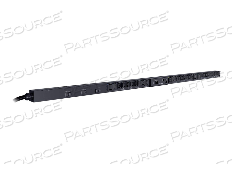 SWITCHED METERED-BY-OUTLET PDU83107, POWER DISTRIBUTION UNIT (RACK-MOUNTABLE), AC 200-240 V, 3-PHASE, ETHERNET, USB, SERIAL, INPUT: HUBBELL  by CyberPower