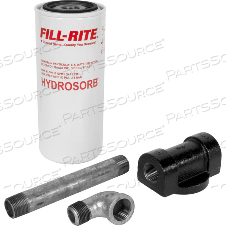 HYDROSORB FILTER KIT FOR 1210B PUMP, 18 GPM, IN-LINE by Fill-Rite