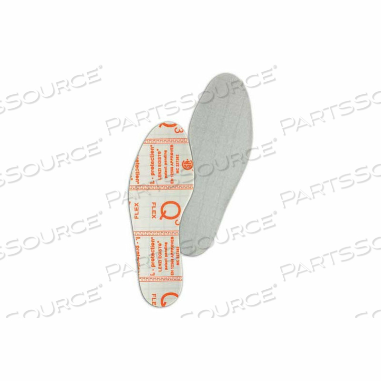 PUNCTURE RESISTANT INSOLES, FLEXIBLE, 0163US, SIZE 11.5 - 13, 1 PAIR by Group JLF Usa Inc.