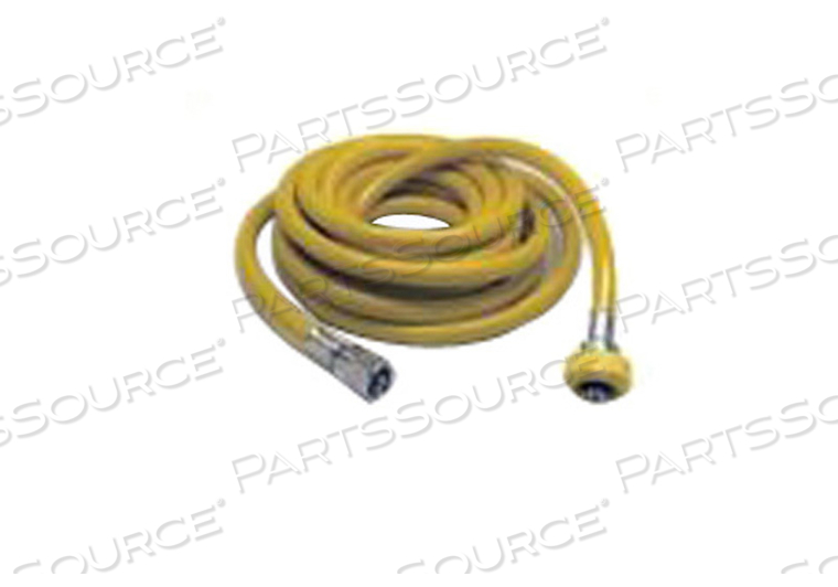 15FT AIR GAS SUPPLY HOSE WITH DISS FEMALE FITTING - YELLOW by Mindray North America
