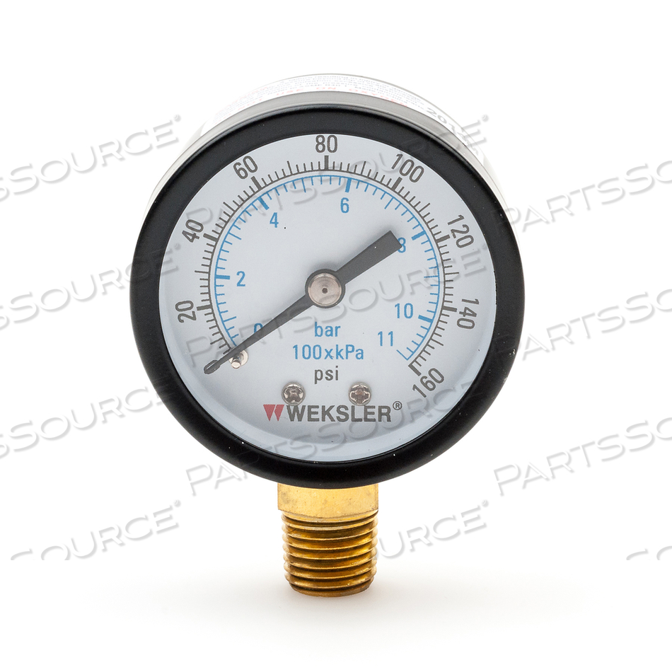 PRESSURE GAUGE, 0 TO 160 PSI by STERIS Corporation PRESSURE GAUGE, 0 TO 160 PSI by STERIS Corporation