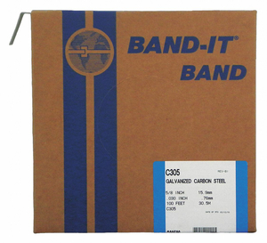 BAND GCS 5/8 X 0.030 X 100 RL/100FT by Band-It