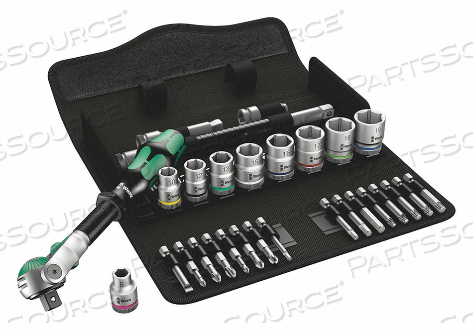 SOCKET SET 29 PCS. METRIC 3/8 DRIVE SZ by Wera SOCKET SET 29 PCS. METRIC 3/8 DRIVE SZ by Wera