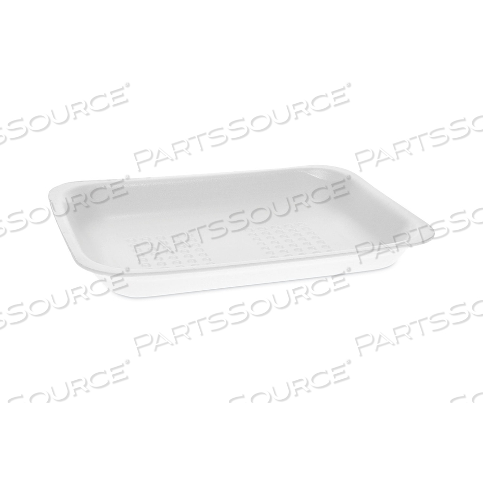 MEAT TRAY, #2, 8.38 X 5.88 X 1.21, WHITE, FOAM by Pactiv