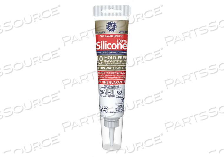 SILICONE SEALANT 2.8 OZ WHITE by General Electric Company SILICONE SEALANT 2.8 OZ WHITE by General Electric Company