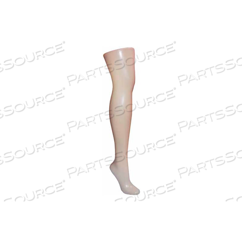 FEMALE MANNEQUIN - ONE LEG - FLESH TONE by Amko Displays LLC