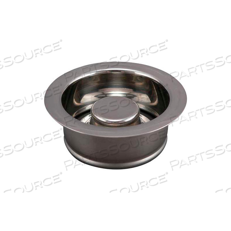 GARBAGE DISPOSAL REPLACEMENT FLANGE & STOPPER, POLISHED CHROME 