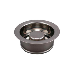 GARBAGE DISPOSAL REPLACEMENT FLANGE & STOPPER, POLISHED CHROME by Keeney Manufacturing Co.