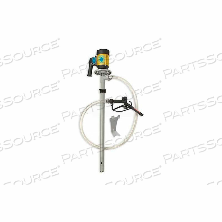 55 GALLON CENTRIFUGAL DRUM PUMP KIT - POLYPROPYLENE 110V by Action Pump 55 GALLON CENTRIFUGAL DRUM PUMP KIT - POLYPROPYLENE 110V by Action Pump