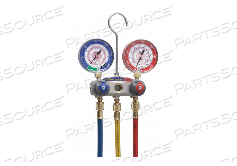 MECHANICAL MANIFOLD GAUGE SET 2-VALVE by Checkers MECHANICAL MANIFOLD GAUGE SET 2-VALVE by Checkers