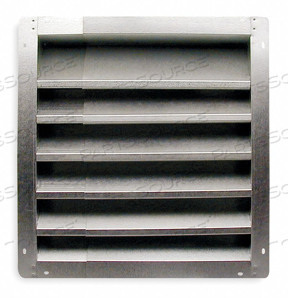 LOUVER INTAKE 36-48 IN GALVANIZED STEEL by DAYTON ELECTRIC MANUFACTURING CO