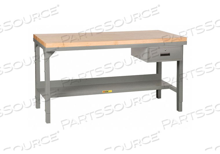 WORKBENCH BUTCHER BLOCK 48 W 30 D by Little Giant