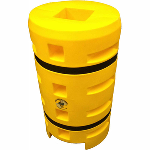 COLUMN COLUMN PROTECTOR, 8"X 8" SQUARE OPENING, 24" O.D. X 42"H, YELLOW by Sentry Protection System COLUMN COLUMN PROTECTOR, 8"X 8" SQUARE OPENING, 24" O.D. X 42"H, YELLOW by Sentry Protection System