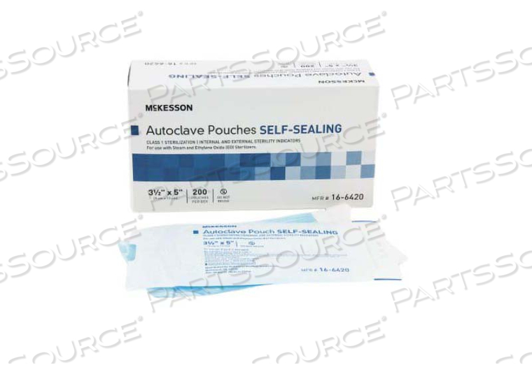 STERILIZATION POUCH (200 PER BOX) by McKesson STERILIZATION POUCH (200 PER BOX) by McKesson