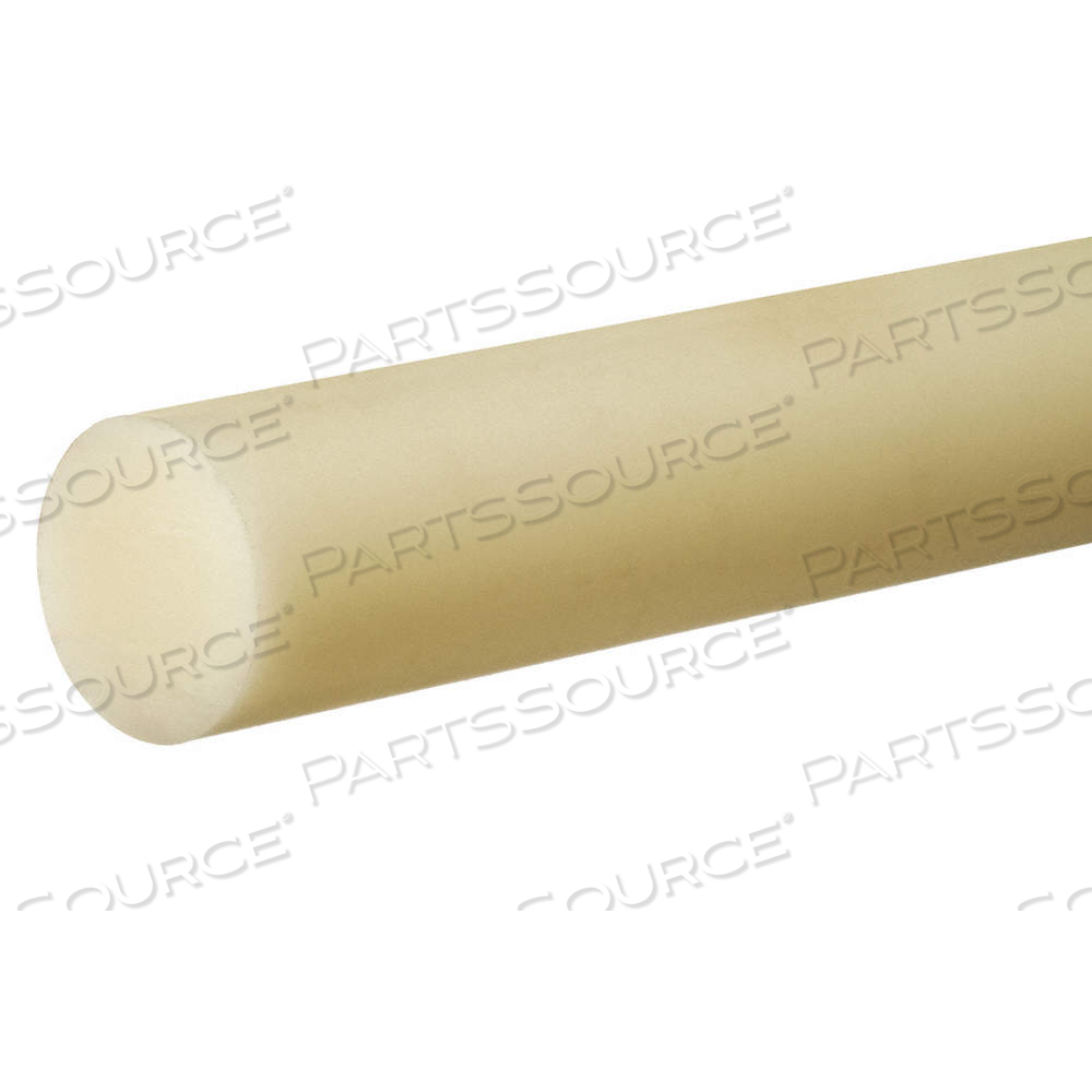 PLASTIC ROD, 3 FT PLASTIC LG, OFF-WHITE, OPAQUE, 1,000 PSI TENSILE STRENGTH, -350° TO 500°F, PTFE by Approved Vendor