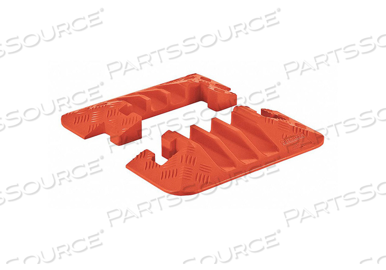 HINGED CBL PROTECTR END CAP 3 CHANNLS PR by Checkers HINGED CBL PROTECTR END CAP 3 CHANNLS PR by Checkers