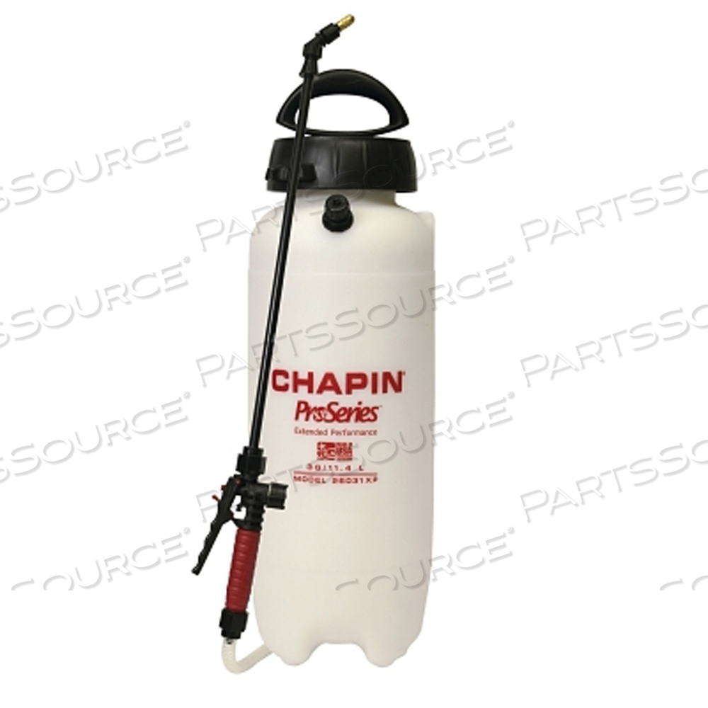 PROSERIES XP POLY SPRAYER, 3 GAL, 20 IN EXTENSION, 48 IN HOSE by Chapin International