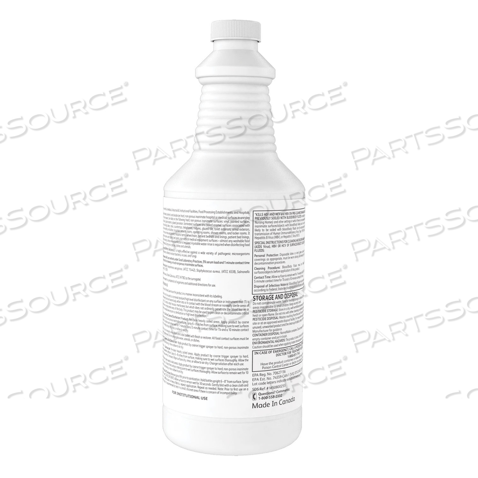 OXIVIR TB ONE-STEP DISINFECTANT CLEANER, 32 OZ BOTTLE, 12/CARTON by Diversey