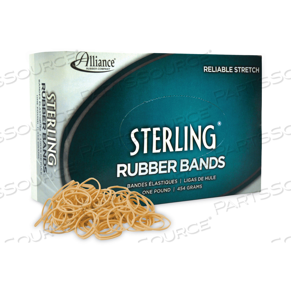STERLING RUBBER BANDS, SIZE 10, 0.03" GAUGE, CREPE, 1 LB BOX, 5,000/BOX by Alliance Rubber Company